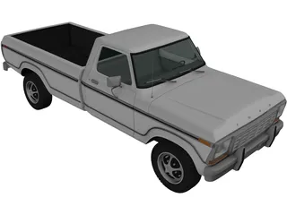 Ford F-150 (1978) 3D Model