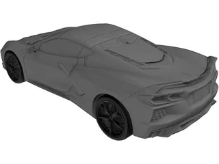 Chevrolet Corvette C8 (2019) 3D Model