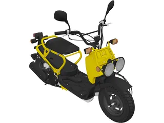 Honda NPS50 Zoomer Ruckus (2005) 3D Model