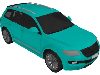 Volkswagen T-Cross (2019) 3D Model