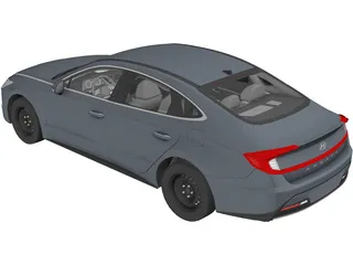 Hyundai Sonata (2020) 3D Model