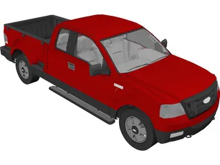 Ford F-150 Pickup 3D Model