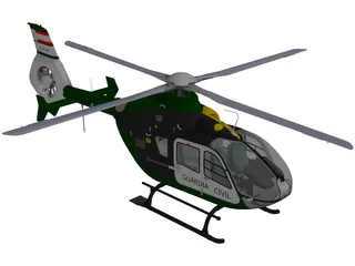 Eurocopter EC-135 Guardia Civil 3D Model