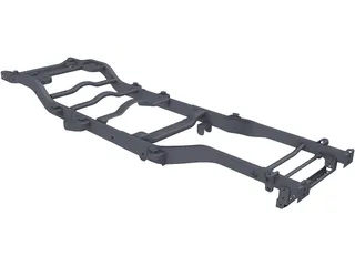 Jeep JK Frame 3D Model