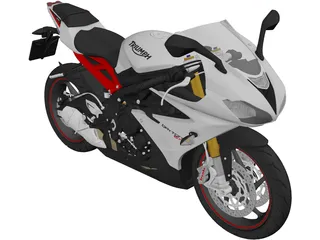 Triumph Daytona 675R (2015) 3D Model