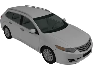 Honda Accord Tourer (2009) 3D Model