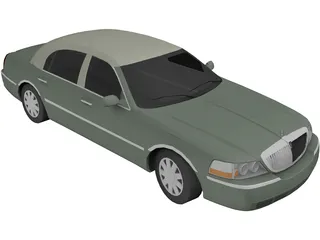 Lincoln Town Car Presidential (2008) 3D Model