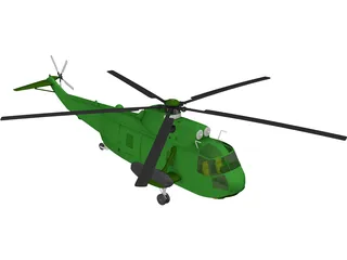 Sikorsky VH-3D Sea King (Presidential) 3D Model