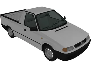 Volkswagen Caddy (1995) 3D Model