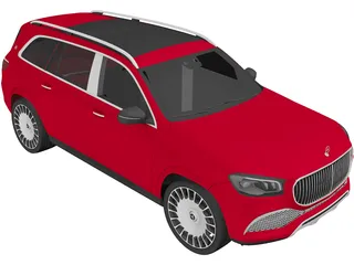 Mercedes-Maybach GLS 600 (2020) 3D Model