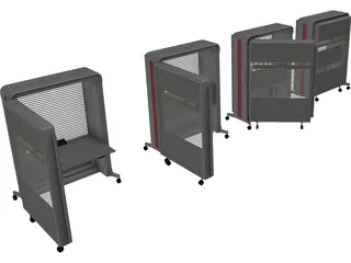 Mobile Stand 3D Model