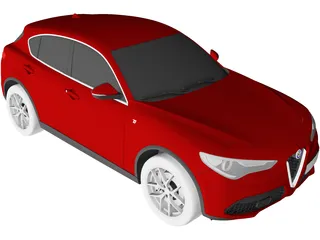 Alfa Romeo Stelvio TI (2020) 3D Model