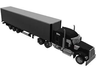 Kenworth W990 3D Model