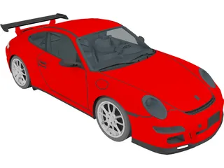 Porsche 911 GT3 RS 3D Model