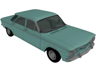 Chevrolet Corvair Sedan (1960) 3D Model