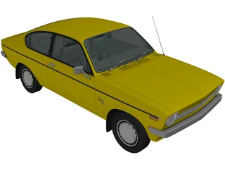 Holden Gemini TX Coupe SL (1977) 3D Model
