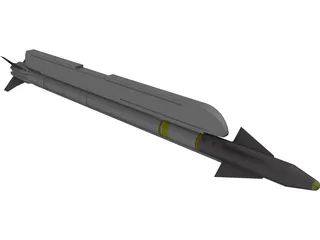 AIM-9X Sidewinder 3D Model