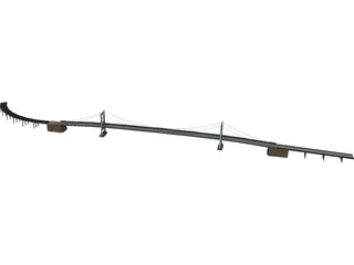 Triborough Bridge 3D Model