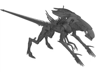 Alien Queen 3D Model