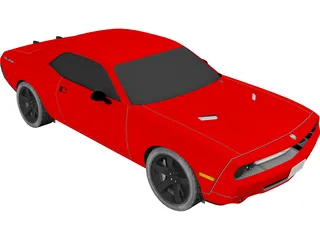 Dodge Challenger RT 3D Model