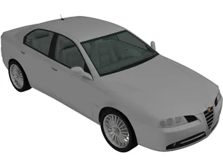 Alfa Romeo 166 (2003) 3D Model