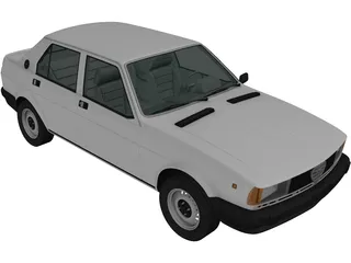 Alfa Romeo Giulietta 116 (1977) 3D Model