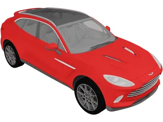 Aston Martin DBX (2021) 3D Model