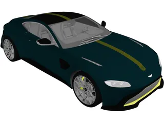 Aston Martin Vantage AMR (2020) 3D Model