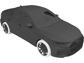 Audi A3 Sedan (2021) 3D Model