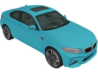 BMW M2 Coupe [F87] (2015) 3D Model