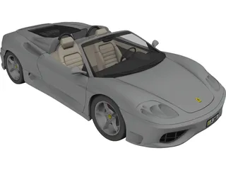 Ferrari 360 Spider 3D Model