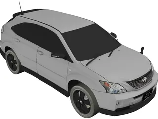 Toyota Harrier Hybrid [Lexus RX] 3D Model