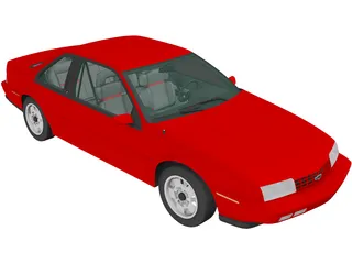 Chevrolet Beretta GT (1988) 3D Model