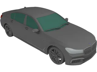 BMW M760Li [G12] (2017) 3D Model