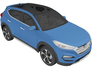 Hyundai Tucson (2016) 3D Model