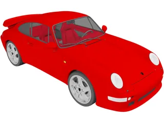 Porsche 911 Turbo (1995) 3D Model