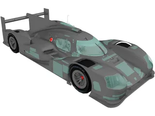 Porsche 919 3D Model