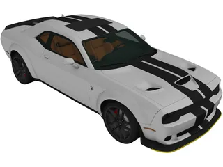 Dodge Challenger SRT Hellcat (2018) 3D Model