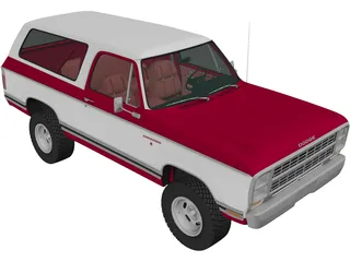 Dodge Ramcharger (1979) 3D Model