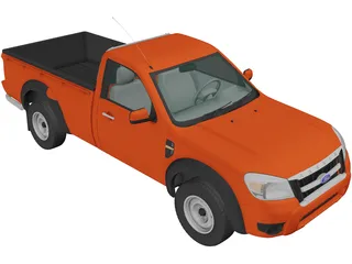 Ford Ranger RegularCab (2009) 3D Model