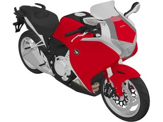 Honda VFR 1200 F (2015) 3D Model
