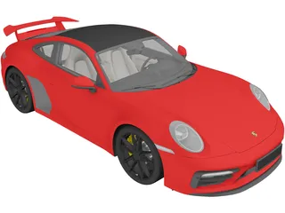 Porsche 911 Carrera S (2019) 3D Model