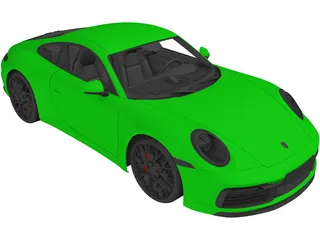 Porsche 911 Carrera S (2019) 3D Model