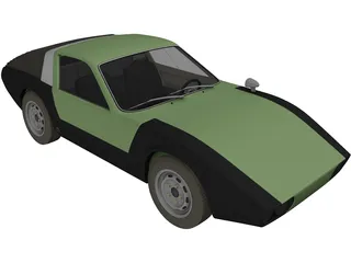 Porsche 911 HLS (1967) 3D Model