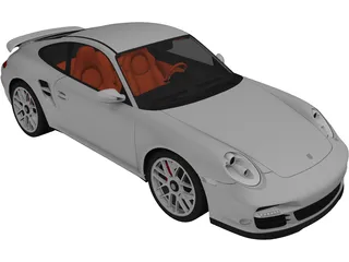 Porsche 911 Turbo (2010) 3D Model