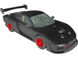 Porsche 935 Moby Dick (2019) 3D Model