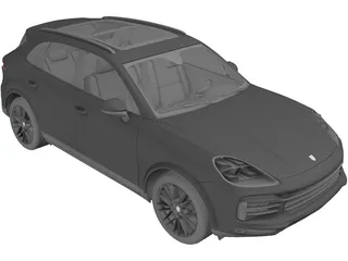 Porsche Cayenne S (2019) 3D Model