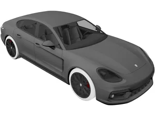 Porsche Panamera GTS (2019) 3D Model