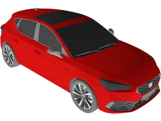 Seat Leon FR (2022) 3D Model