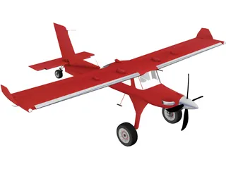 PZL-104 Wilga 3D Model